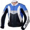Violator Blue Premium Leather Motorcycle Jacket